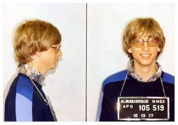 16. Билл Гейтс, 1977 год 16. Билл Гейтс, 1977 год знаменитости, редкие, фотографии
