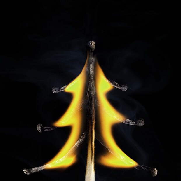 Сожженные спички в творчестве  Stanislav Aristov