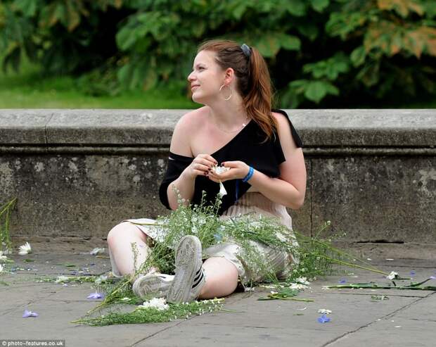 The remnants of pretty bouquets were strewn all over the pavement as the annual Trinity May Ball drew to a close