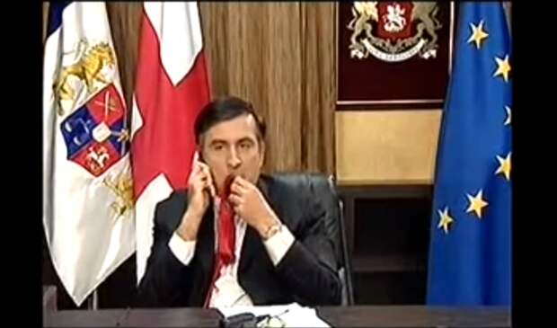 Телефонный разговор Путин, Саакашвили, галстук, рубероид дорожает, политика
