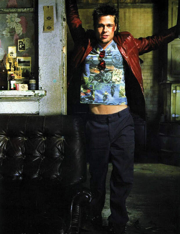 Брэд Питт (Brad Pitt) в фотосессии для фильма «Бойцовский клуб» (Fight Club) (1999), фото 7