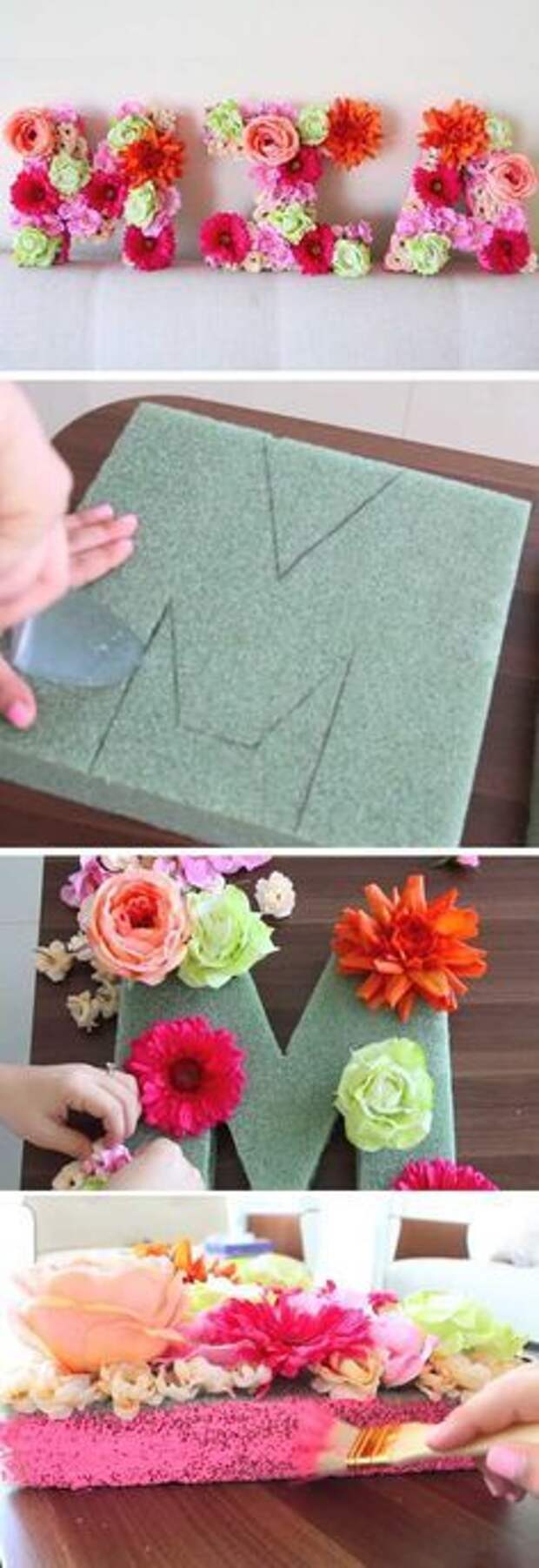 Цветочные слова (diy подборка)