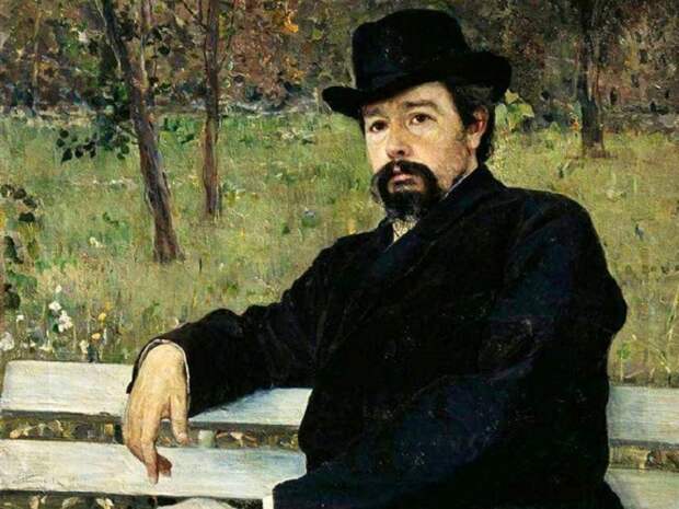 Портрет Н.А. Ярошенко. (1897 год). М.В. Нестеров.