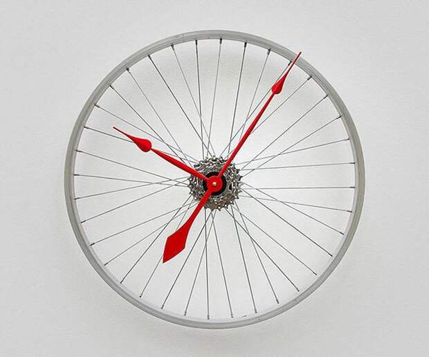 Часы из велосипедного колеса. своими руками, сделай сам, факты