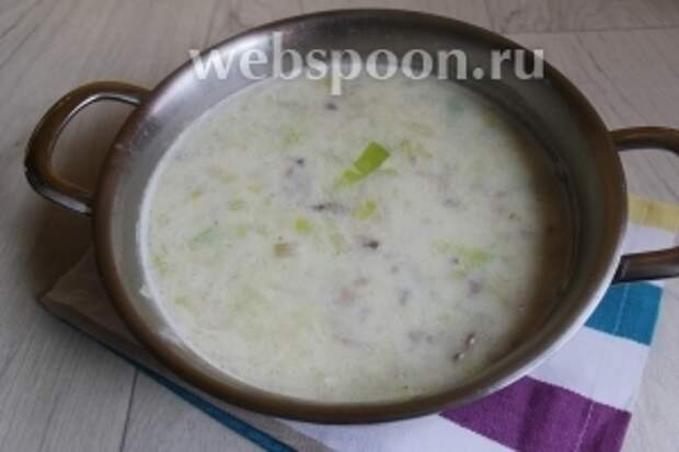 Ну вот в принципе и всё. Даём ему немного постоять. Приятного аппетита.