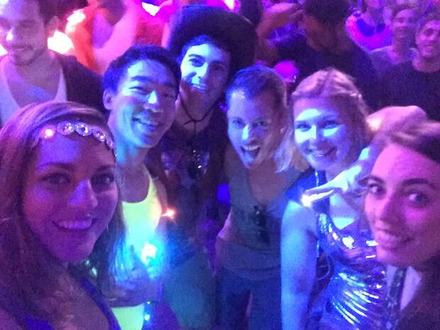 Friends at Daybreaker New York