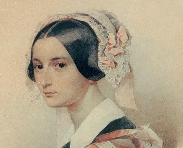 Фрагмент портрета А.О. Смирновой-Россет.