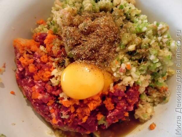 Котлеты с овощами Котлеты с овощами