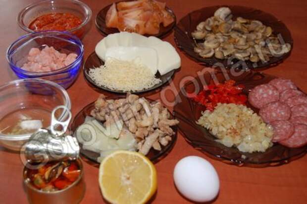 рецепт Пицца Квадро