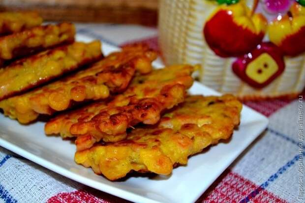 оладьи с кукурузой оладьи с кукурузой