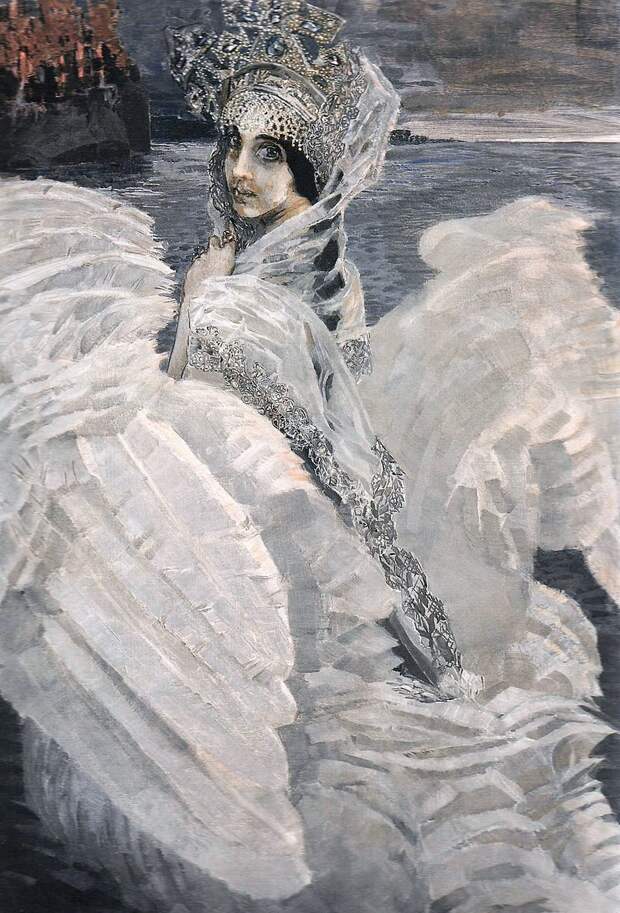 Царевна-лебедь, 1900 Царевна-лебедь, 1900 Врубель, биография, великие имена, искусство, картины, керамика, творчество, художник