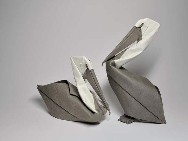 Невероятные динамичные фигурки-оригами от вьетнамского художника оригами, художник