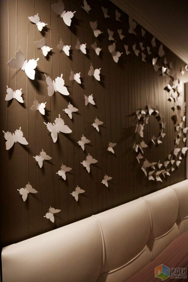 Стеновое панно бабочки, декор для стен бабочки