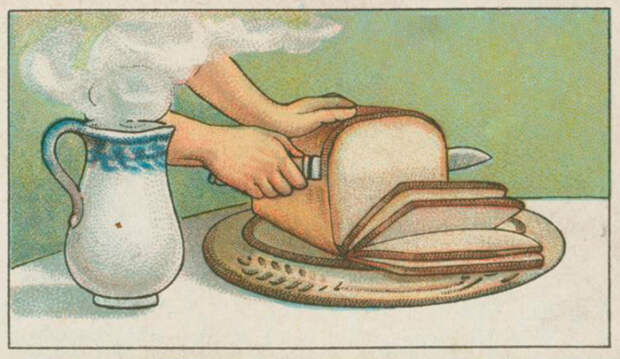 полезные советы со старинных карточек