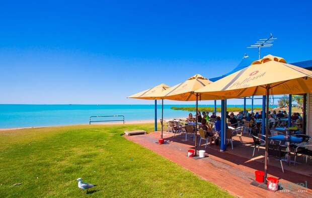Breakfast at Town Beach Cafe, Broome, Western Australia
