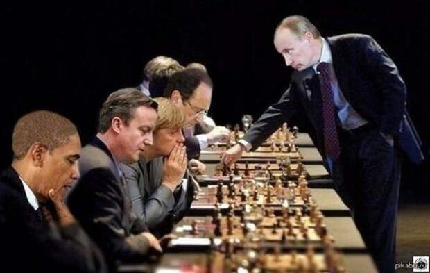 Гроссмейстер Путин наносит поражение Дяде Сэму, играя в его игру