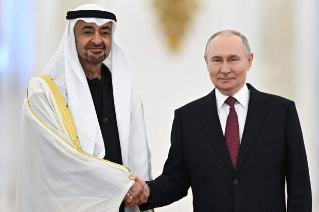 WAM: Путин и Аль Нахайян обсудили ситуацию на Ближнем Востоке