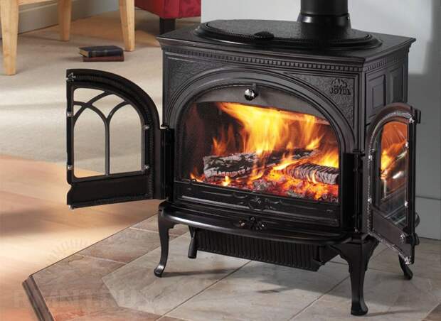 Дровяные печи-камины длительного горения для дачи