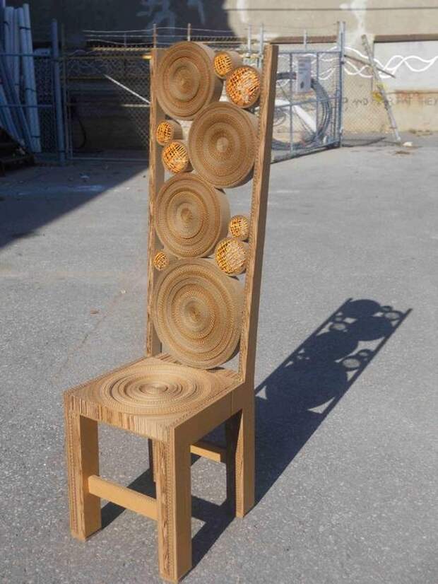 cardboard chair