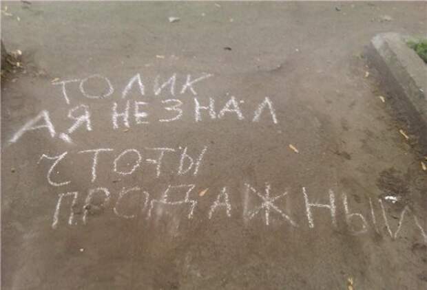 Народная креативность в надписях Народная креативность в надписях