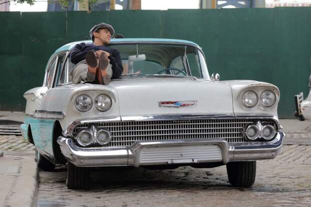 На съемочной площадке фильма Стивена Спилберга кино, авто, стивен спилберг