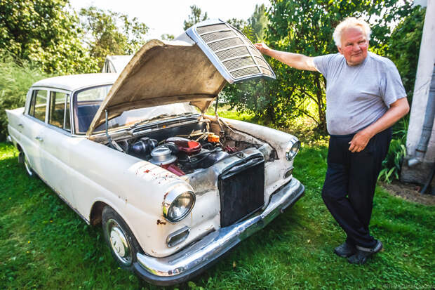 В гостях у латвийского реставратора старых автомобилей олдтаймер, реставратор, реставрация, старые автомобили