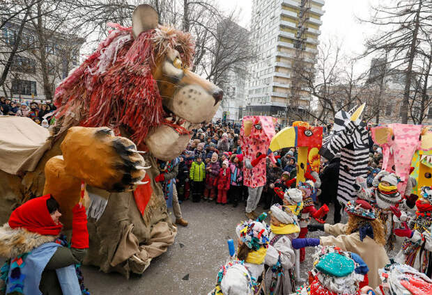 Масленица в московской школе