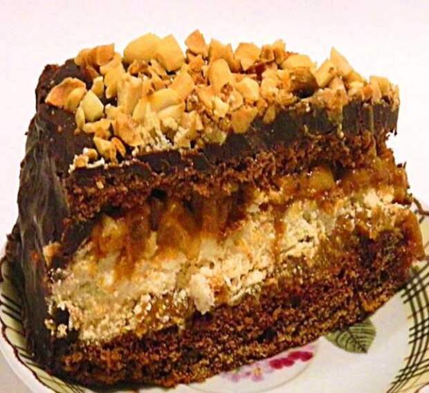 Торт сникерс фото рецепт пошагово