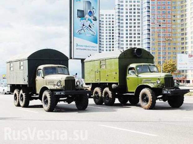 Украинская армия расконсервирует грузовые автомобили послевоенного периода | Русская весна