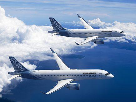 Самолеты Bombardier CS100 и CS300 :: Bombardier Bombardier задумался о создании конкурента Boeing 737 и A320