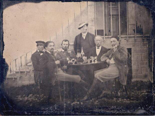 Фотография Ван Гога и Гогена, Париж, декабрь 1887 года Фотография Ван Гога и Гогена, Париж, декабрь 1887 года знаменитости, история, редкие кадры, фото