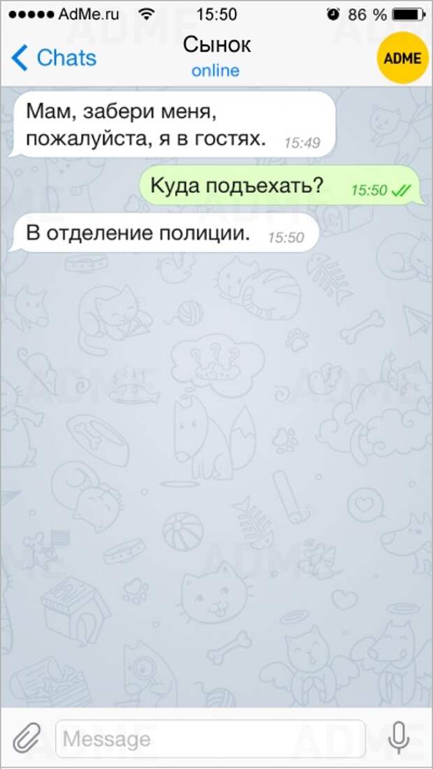 Прикольные СМС-ки