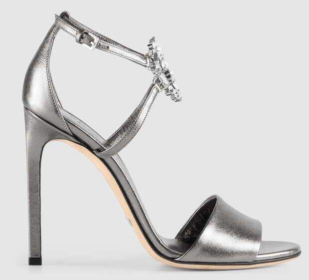 GUCCI SILVER SANDALS 