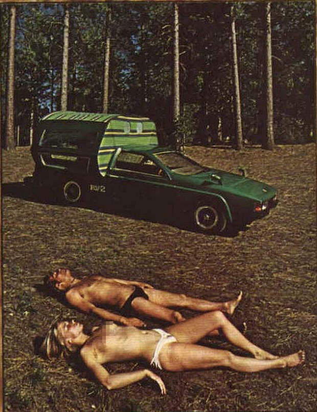 Toyota RV-2 - концепт дома на колесах 1972 года RV-2, toyota, дом на колесах, концепт