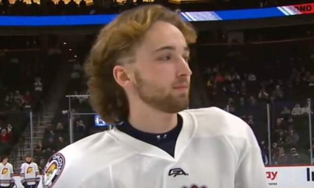 Joseph Greenagle Minnesota State High School All Hockey Hair Team