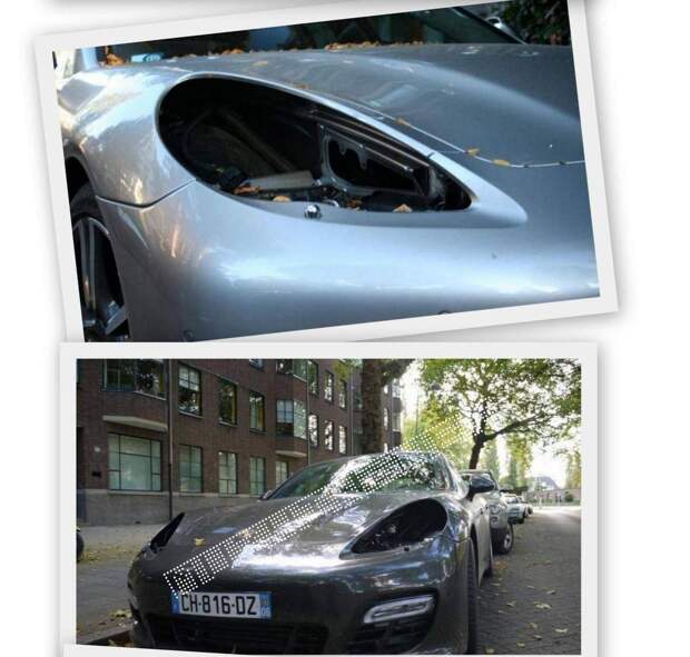 Тайна краж фар Porsche Cayenne и Panamera в Голландии