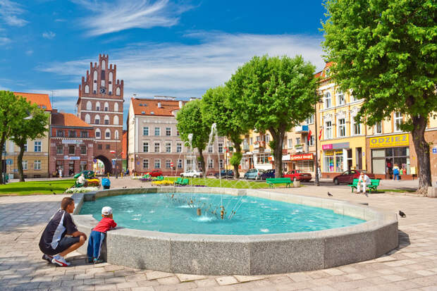 Бартошице Гердауэн, города, железнодорожный, история, разруха