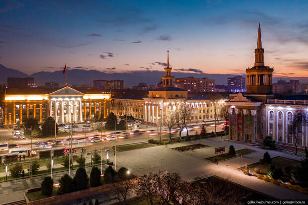 Бишкек с высоты