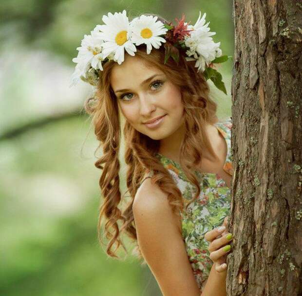 Лето... венок, девушки, своими руками, цветы