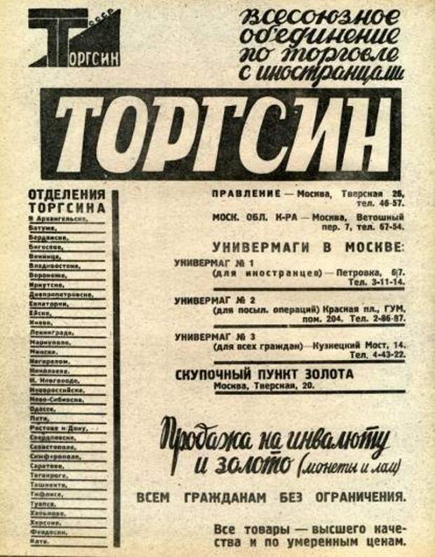 Валюта для государства рабочих и крестьян