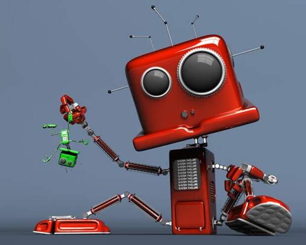 3D - Арт на тему роботов