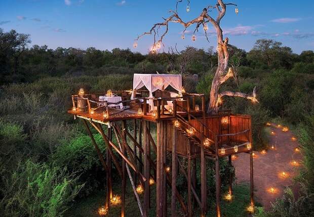 Lion Sands Game Reserve - экзотический отель в Южной Африке.