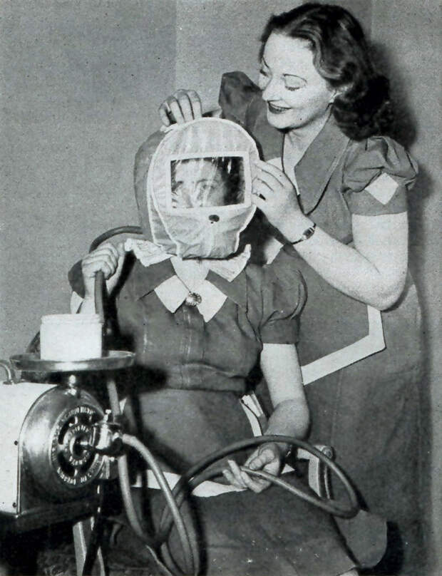 1941 год: "чепец обаяния" косметология, красота, старые фото