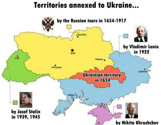 Может наступить пора, когда Украину лишат всех «москальских» подарков и восстановят в исторических границах