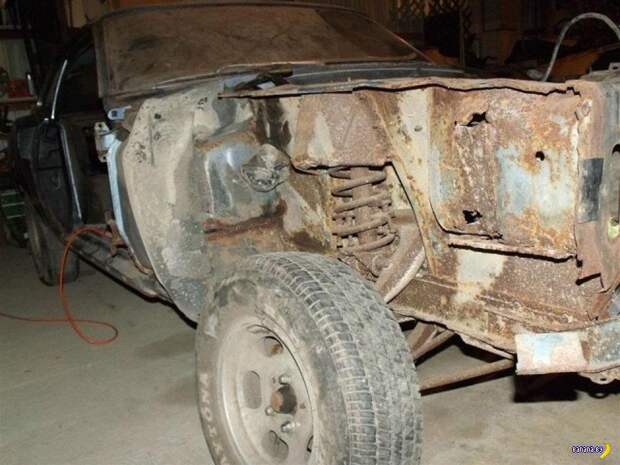 1969 Ford Mustang: от кучи ржавого мусора до тачки