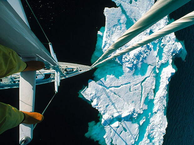 Наверное именно такое чувство испытывали моряки на «Титанике» - момент приближения корабля к айсбергу. дух, страшно, фотографии