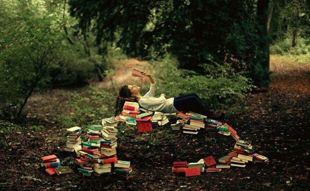 мост из книг