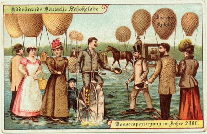 Люди могут перемещаться по воде.