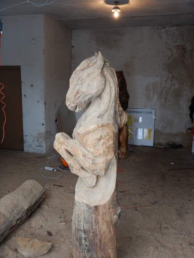 Дубовая лавка от А до Я Александр Ивченко, бензопила, кони, лавка, сделай сам, скульптура бензопилой
