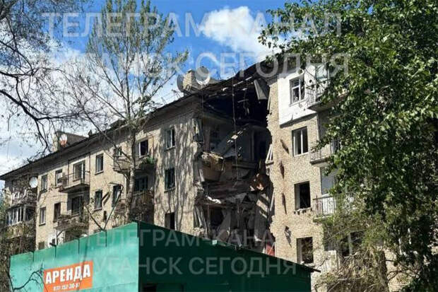 Марочко: после обстрела ВСУ Луганска обрушился подъезд жилого дома